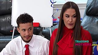 Mommy Milf Cougar Joins Shy Family Swap for Wild Groping Gangbang!