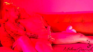 Hubby'S Wild Edging Adventure With Muscular Blonde Punishes Him Hard!