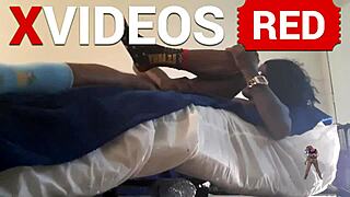 bbw ebony milf rides cowgirl on thick black cock