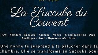 Horny French Succubus Nun Whispers Sultry Temptations in Convent Audio