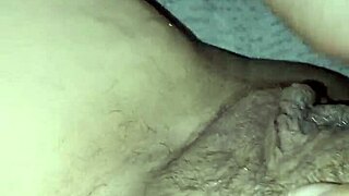 pregnant flashing black panties reeking of wet pussy scent