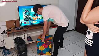 i spot the repairman and seduce him hard while hubby's away