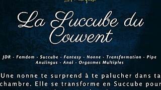 Horny French Succubus Nun Whispers Sultry Temptations in Convent Audio