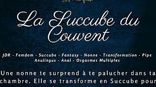 Horny French Succubus Nun Whispers Sultry Temptations in Convent Audio