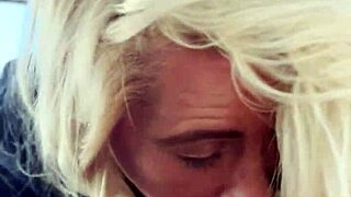 real street hooker gulps deepthroat facial from stranger outdoors