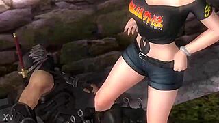 rachel kicks ryu hay's balls hard in doa5lr femdom frenzy