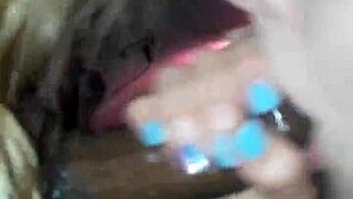 Hey, check out my girlfriend sucking that massive BBC from her friend