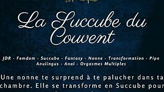 Horny French Succubus Nun Whispers Sultry Temptations in Convent Audio