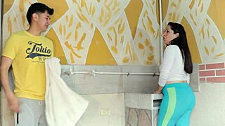 Roommate shocked when I slammed her pussy this deep and relentless!