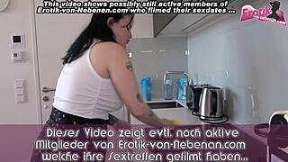 deutsche dicke tattoo schlampe gekocht in küche amateur milf gefickt hart