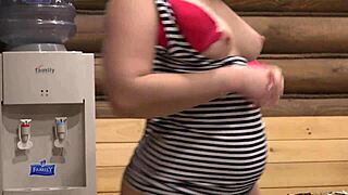 russian brunette hairy ass gaped by huge dildos closeup homemade anal fetish show