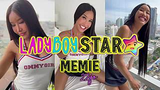 the insanely hot ladyboy takes a tight anal pounding from monster cock ending in a messy facial cumshot