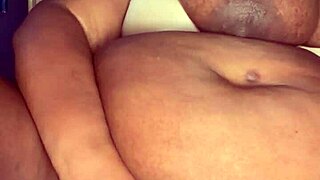 Bbw ebony milf creams squirts wildly on huge toy