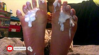 imagine my 18yo latina toes creamed all over for you...