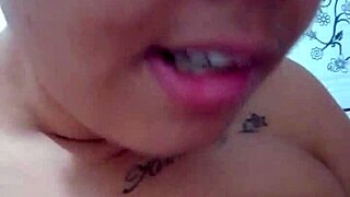 Puta shows off her wet juicy pussy under shower, sensualizing hot for dick in that fiery ninfeta body