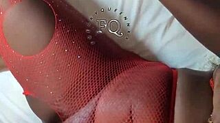 Stepmom Leads Lesbian Threesome with Stepdaughters Ending in Hard Strapon Pounding