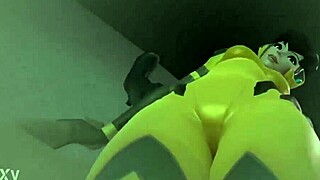 tracer scissors rusks joel in hardcore femdom grind