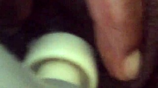 Squirting ebony babe soaks the sofa hard! 💦😍