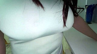 big ass milf housewife bends over homemade anal doggystyle tits bouncing fat curves