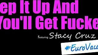 stacy cruz starts her day sharing a special breakfast moment with stepbrother in the kitchen after holiday travels