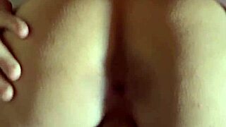 Curly latina in red dress gets fucked hard at home