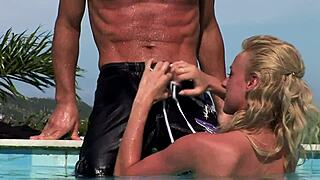 i'm that super hot flexible gymnast getting my ass and pussy pounded outdoors by the pool