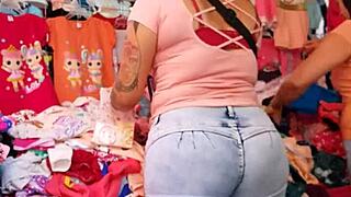 Jeans Hugging Her Perfect Culazo Curves