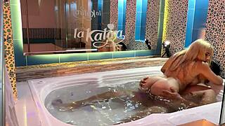 Colombian Teen Fucked Hard In Jacuzzi Creampie Underwater Pussy Fill