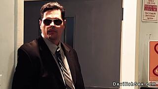 sexy nurse umm i mean im sucking this huge cops cock in hospital deepthroat facial