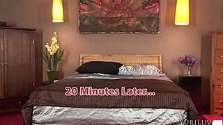 sexy brunette veronica avluv crams dildos in her tight box