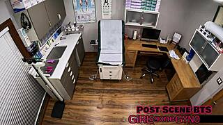 A Stimulating Exam Pushes Ditria Rose's Pierced Nipples And Toys To Orgasm Edge