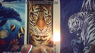 behind the scenes maxxx loadz hammers brunette asian pussy missionary style on set