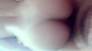 brazilian amateur babe's big tits and ass get ripped clothes spanked in living room