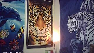 behind the scenes maxxx loadz hammers brunette asian pussy missionary style on set