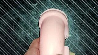 Trio with Kissy and Dolly sucking ends in titty fuck fun