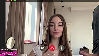 i'm addicted to my sexy brunette gf's sloppy blowjob and tight fuck in lingerie