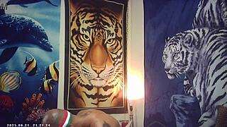 behind the scenes maxxx loadz hammers brunette asian pussy missionary style on set