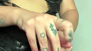 Worship My Strapon Mistress Teases Locked Slave!