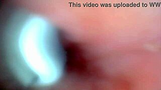 omg i filmed my cumshot deep inside with endoscope up close 😩