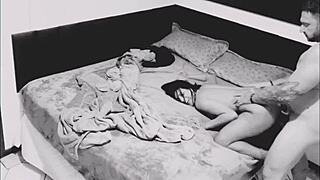 caught my neighbor balls deep in wife's milf pussy on hidden cam, full finale