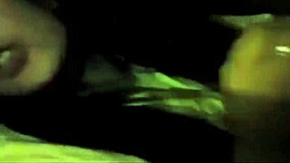 amateur milf gets caught on cam sucking stranger's cock in wild one-night stand