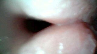 omg i filmed my cumshot deep inside with endoscope up close 😩