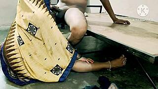 what if your horny indian maid bends over for owner's massive cock pounding?