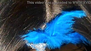 Masked ebony throat fucked deep till facial cumshot swallow load.