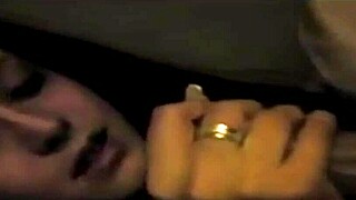 amateur milf gets caught on cam sucking stranger's cock in wild one-night stand