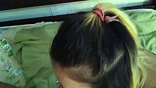 behind the scenes with cute teen after shower fun... oops