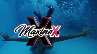 Stepson Kevin Wang Drills Milf Maxine X's Big Tits Pussy In Lingerie