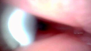 omg i filmed my cumshot deep inside with endoscope up close 😩