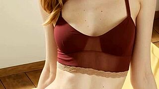 hey check these flowery panties hugging my sexy barefoot curves just right...