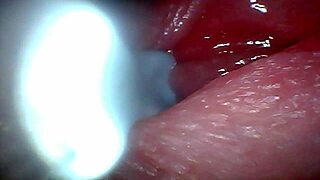 omg i filmed my cumshot deep inside with endoscope up close 😩